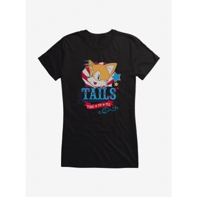Sonic Tails Time to Fly Lightweight T-Shirt for Girls
