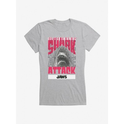 Jaws Girls T-Shirt: Lightweight Cotton for Swimming Fun