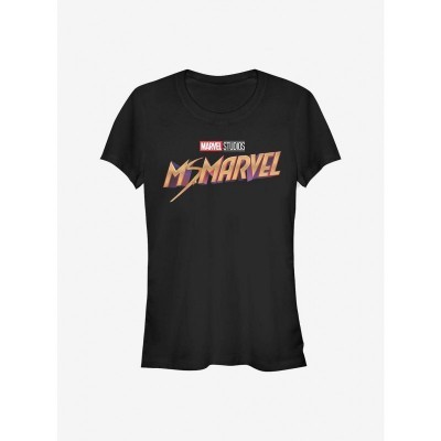 Marvel Ms. Marvel Classic Design T-Shirt - Black for Girls