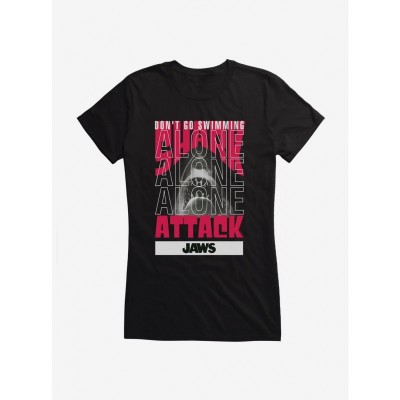 Jaws Girls T-Shirt: Lightweight Cotton for Swimming Fun