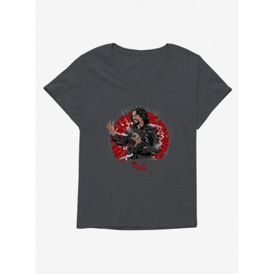 The Umbrella Academy Diego Junior Plus Size Scoop Neck T-Shirt