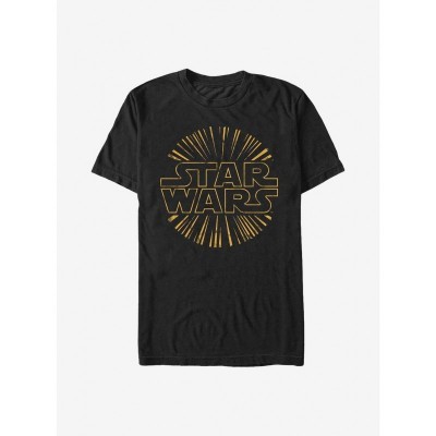 Star Wars Black Star Burst Crest Unisex T-Shirt