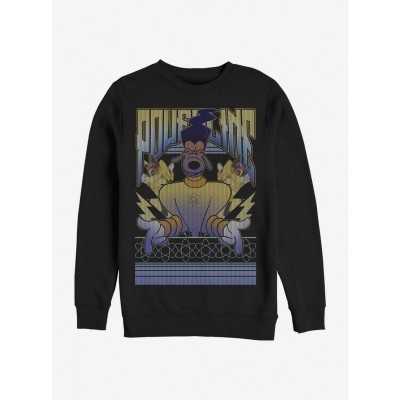 Disney Goofy Movie Powerline Crew Sweatshirt - Men's Black
