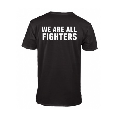 UFC X American Cancer Society Unisex Cancer Awareness Crew Neck T-Shirt - Black