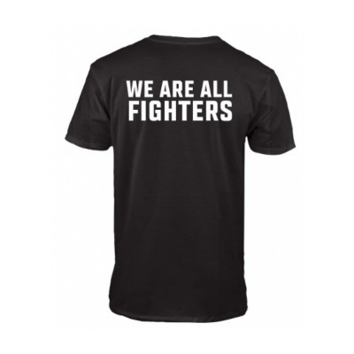 UFC X American Cancer Society Unisex Cancer Awareness Crew Neck T-Shirt - Black