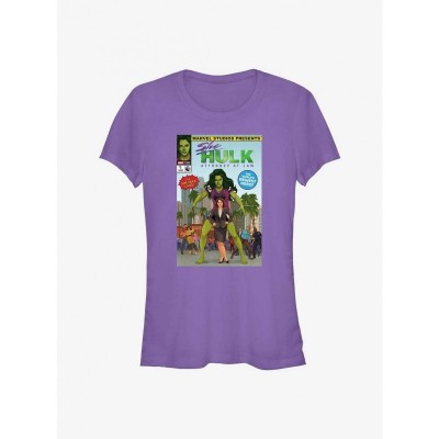 Marvel She-Hulk Comic Shirt - Purple for Girls