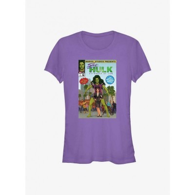 Marvel She-Hulk Comic Shirt - Purple for Girls