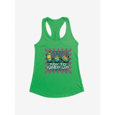 Minions Inspired Girls Lightweight Tank Top - Green