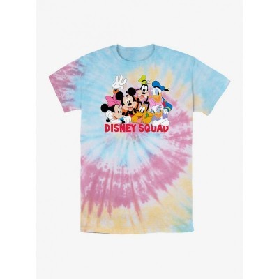 Disney Mickey Mouse Squad Tie Dye Lightweight T-Shirt - Men's Multi