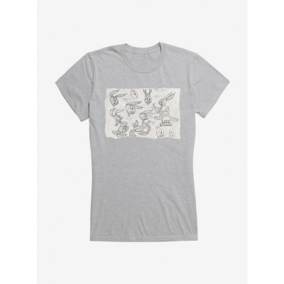 Looney Tunes Bugs Bunny Cartoon Tee for Girls