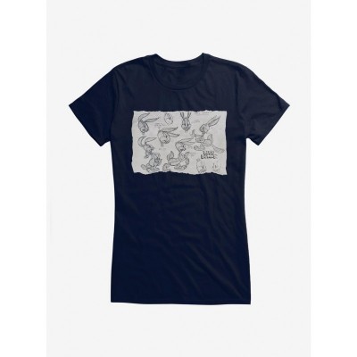 Looney Tunes Bugs Bunny Cartoon Tee for Girls
