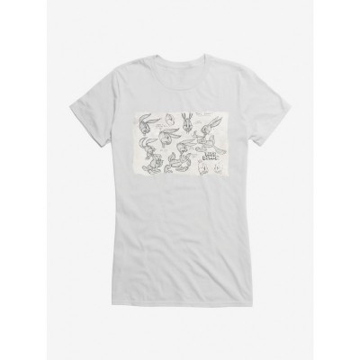 Looney Tunes Bugs Bunny Cartoon Tee for Girls