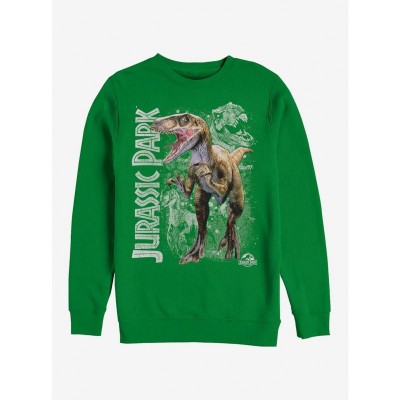 Raptor Dino Shadows Unisex Sweatshirt - Grey