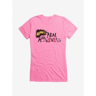 Aaahh!!! Real Monsters Girls Cotton Tee
