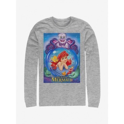 Disney Ariel and Ursula Long Sleeve T-Shirt for Men - Grey
