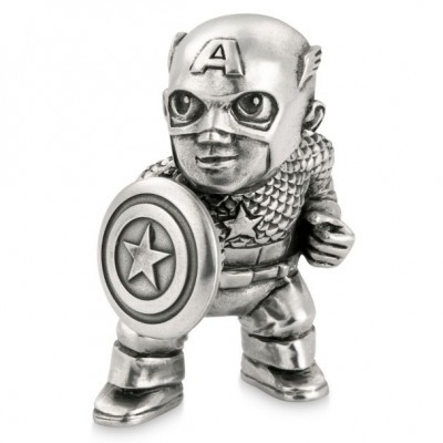 Captain America Pewter Figurine by Royal Selangor - Marvel Collectible