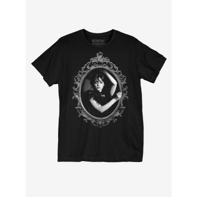Wednesday Addams Dance-Inspired Boyfriend Fit Tee for Girls