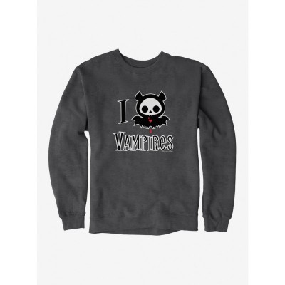 Skelanimals Diego Vampires Heart Sweatshirt for Men