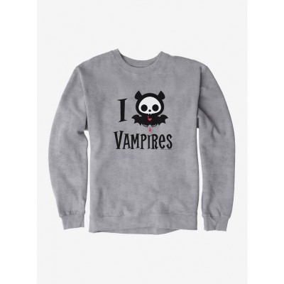 Skelanimals Diego Vampires Heart Sweatshirt for Men