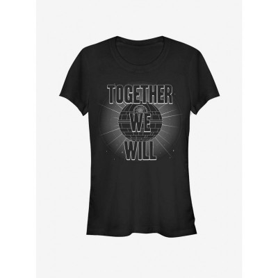 Star Wars Girls Unisex Tee - Black Together We Will
