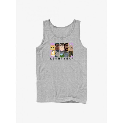 Disney Lightyear Grey Cotton Tank Top for Men