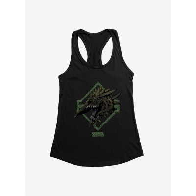 Dungeons & Dragons Honor Black Dragon Girls Tank Top - Junior Size