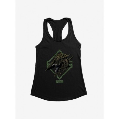 Dungeons & Dragons Honor Black Dragon Girls Tank Top - Junior Size