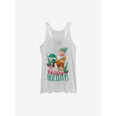 Disney Bashful Snow White Girls Tank Top - White
