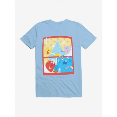 Blue's Clues Snowfall Lightweight Cotton Men's T-Shirt