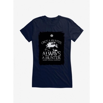 Supernatural Always A Hunter Lightweight Tee for Girls