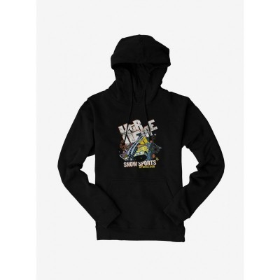 SpongeBob SquarePants Men's Extreme Snow Sports Fleece Hoodie