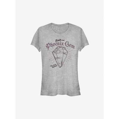 Disney Onward Phoenix Gem Lightweight Grey T-Shirt for Girls
