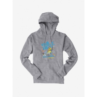 SpongeBob SquarePants Men's Extreme Snow Sports Fleece Hoodie