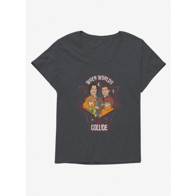 Supernatural Scoobynatural Worlds Collide Plus Size Girls Tee