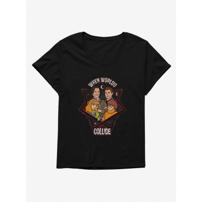 Supernatural Scoobynatural Worlds Collide Plus Size Girls Tee