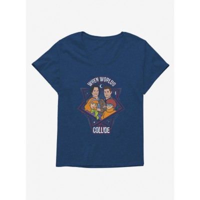 Supernatural Scoobynatural Worlds Collide Plus Size Girls Tee
