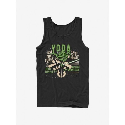 Yoda Clone Wars Black Tank Top for Men