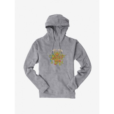 Teenage Mutant Ninja Turtles Weapon-Themed Men's Hoodie