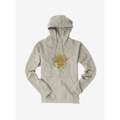 Teenage Mutant Ninja Turtles Weapon-Themed Men's Hoodie