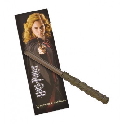 Hermione Granger Pen Set: Wand Shaped Pen & Bookmark