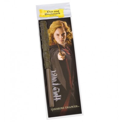 Hermione Granger Pen Set: Wand Shaped Pen & Bookmark