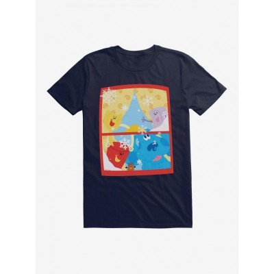 Blue's Clues Snowfall Lightweight Cotton Men's T-Shirt
