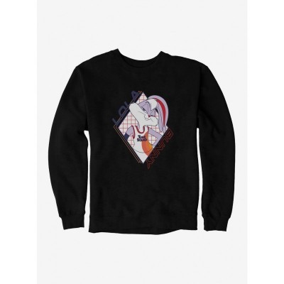 Space Jam Lola Bunny Diamond Grid Men's Sweatshirt