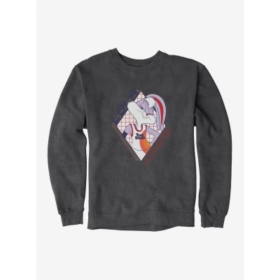Space Jam Lola Bunny Diamond Grid Men's Sweatshirt