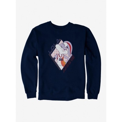 Space Jam Lola Bunny Diamond Grid Men's Sweatshirt