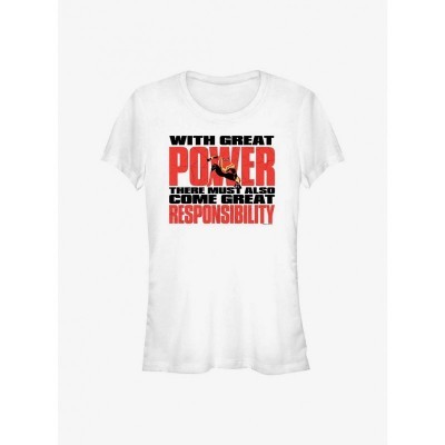 Marvel's No Way Home Spider-Man Tee for Girls - White