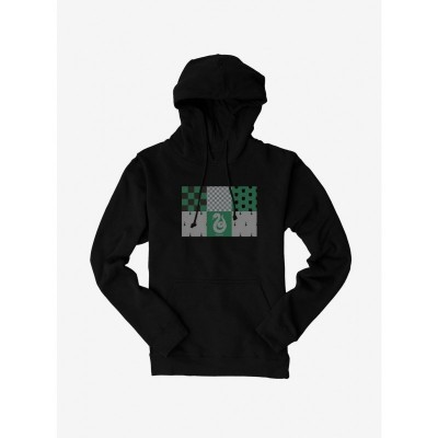 Harry Potter Slytherin Hoodie with Checkered Patterns for Men