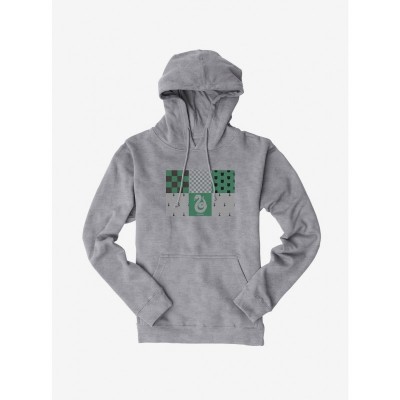 Harry Potter Slytherin Hoodie with Checkered Patterns for Men