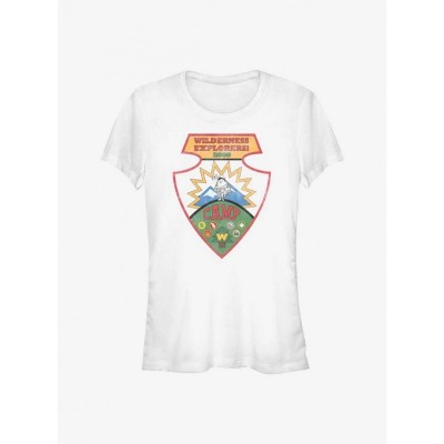 Disney Pixar Up Girls Camp Shirt - White