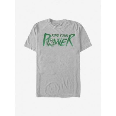 Marvel Silver Find Hulk Power T-Shirt for Men